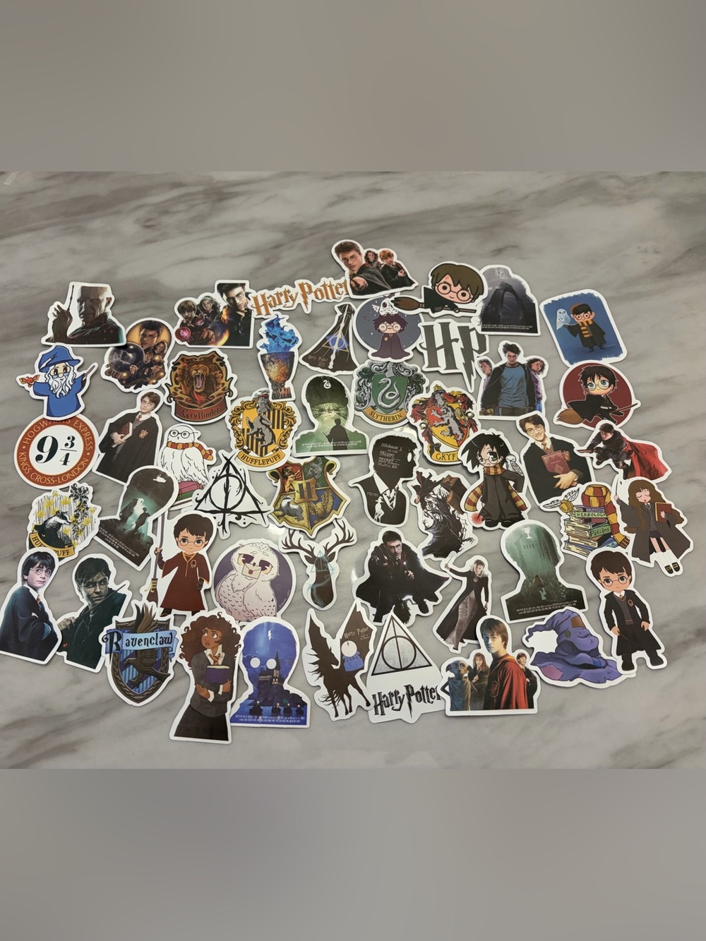 New Harry Potter Sticker Pack Lot 50 Vinyl Decals Hogwarts